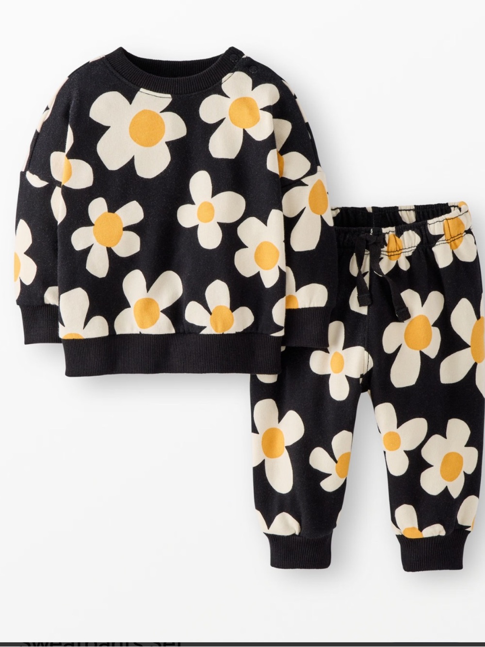 Hanna Andersson Baby French Terry Sweatshirt & Sweatpants Set 6-12